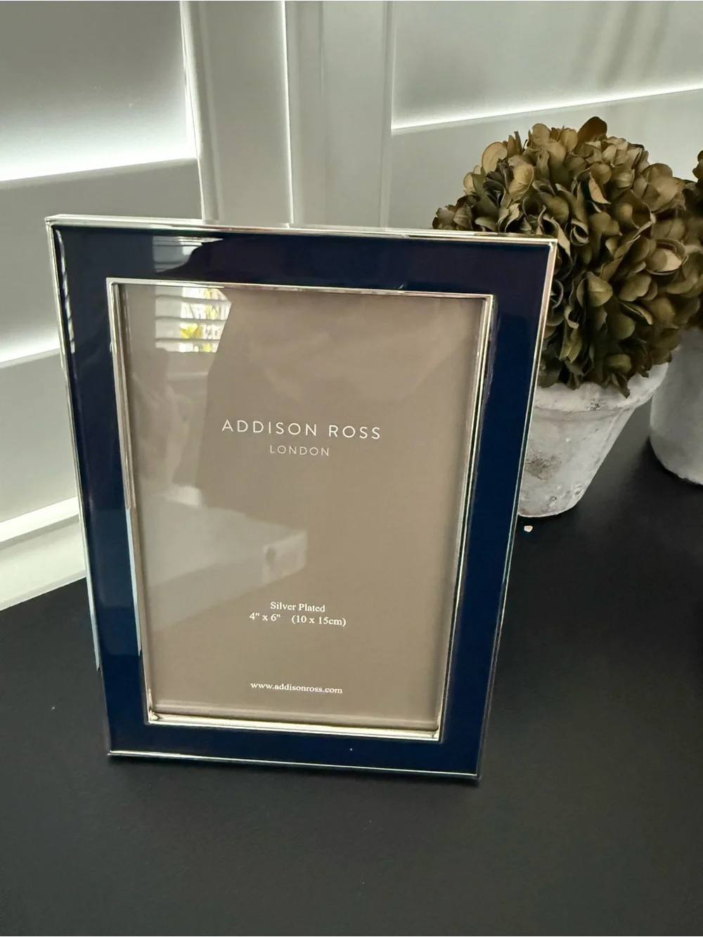 NWT Addison Ross London 4x6 enamel picture frame $60 MSRP